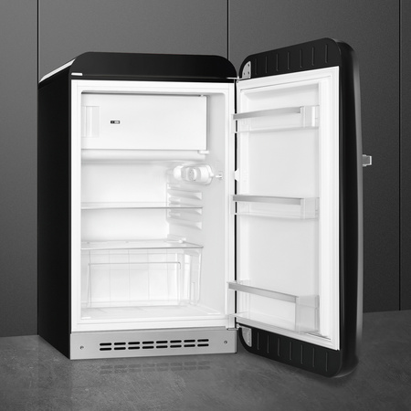 Lodówka chłodziarko zamrażarka czarny FAB10RBL6 SMEG Retro