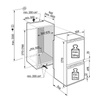 Lodówka z zamrażarką do zabudowy LIEBHERR IKGBN 51Vd23i