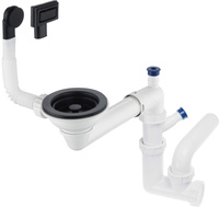 Syfon do zlewozmywaka granitowego 1-komorowego - Space-Saver ZXY_N949 - Deante