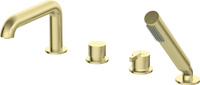 Bateria wannowa 4-otworowa z zestawem prysznicowym BQS_R14M - Deante
