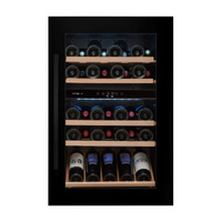 Lodówka na wina AVINTAGE winiarka dwustrefowa do zabudowy 60cm - AVI48CDZA