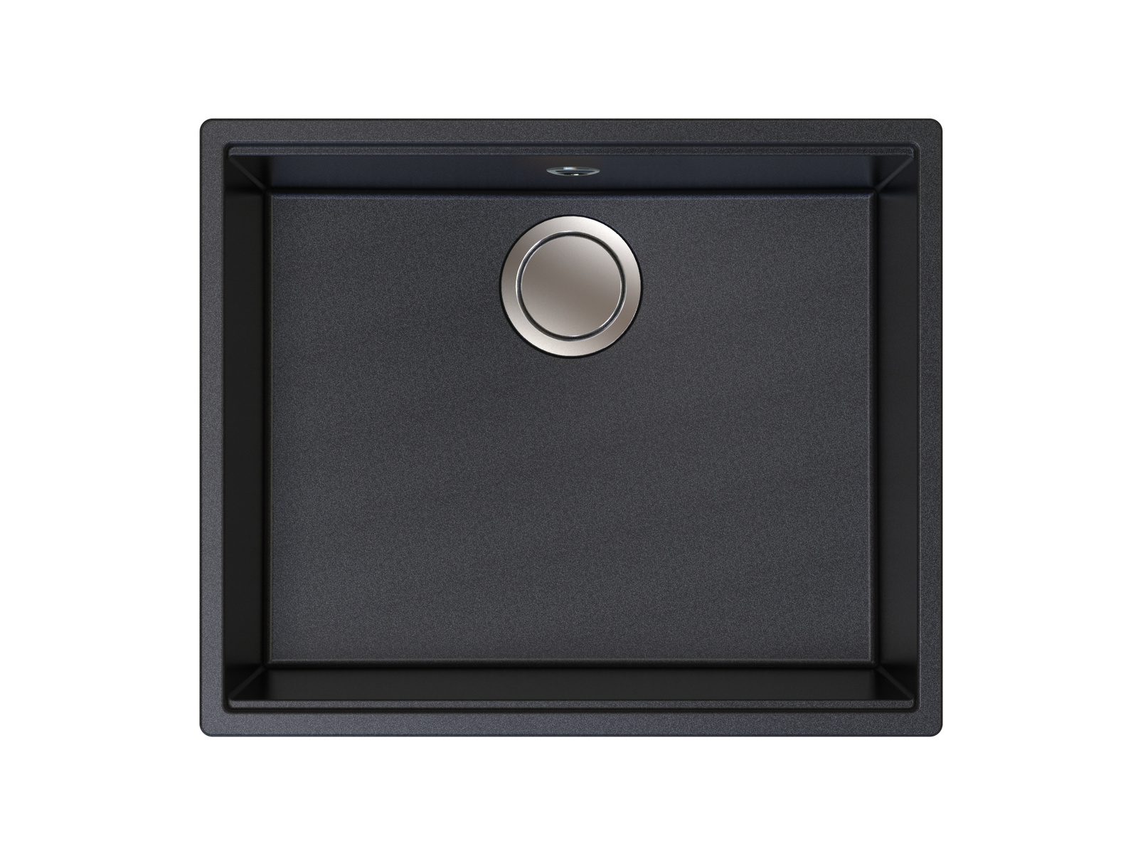 Zlew kuchenny BERG LINEA BRNL14L 1,0 OC 565x470 ONYX (DESKA W KOMPLECIE)