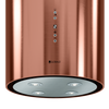 Okap kuchenny wyspowy GLOBALO CYLINDRO ISOLA 39.7 COPPER