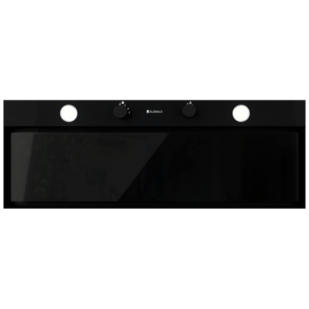 Okap kuchenny podszafkowy GLOBALO FLUXIME 90.1 BLACK + turbina TW 2.1