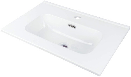 Umywalka ceramiczna wpuszczana z miejscem na baterię - 60 cm CTU_6U6M - Deante