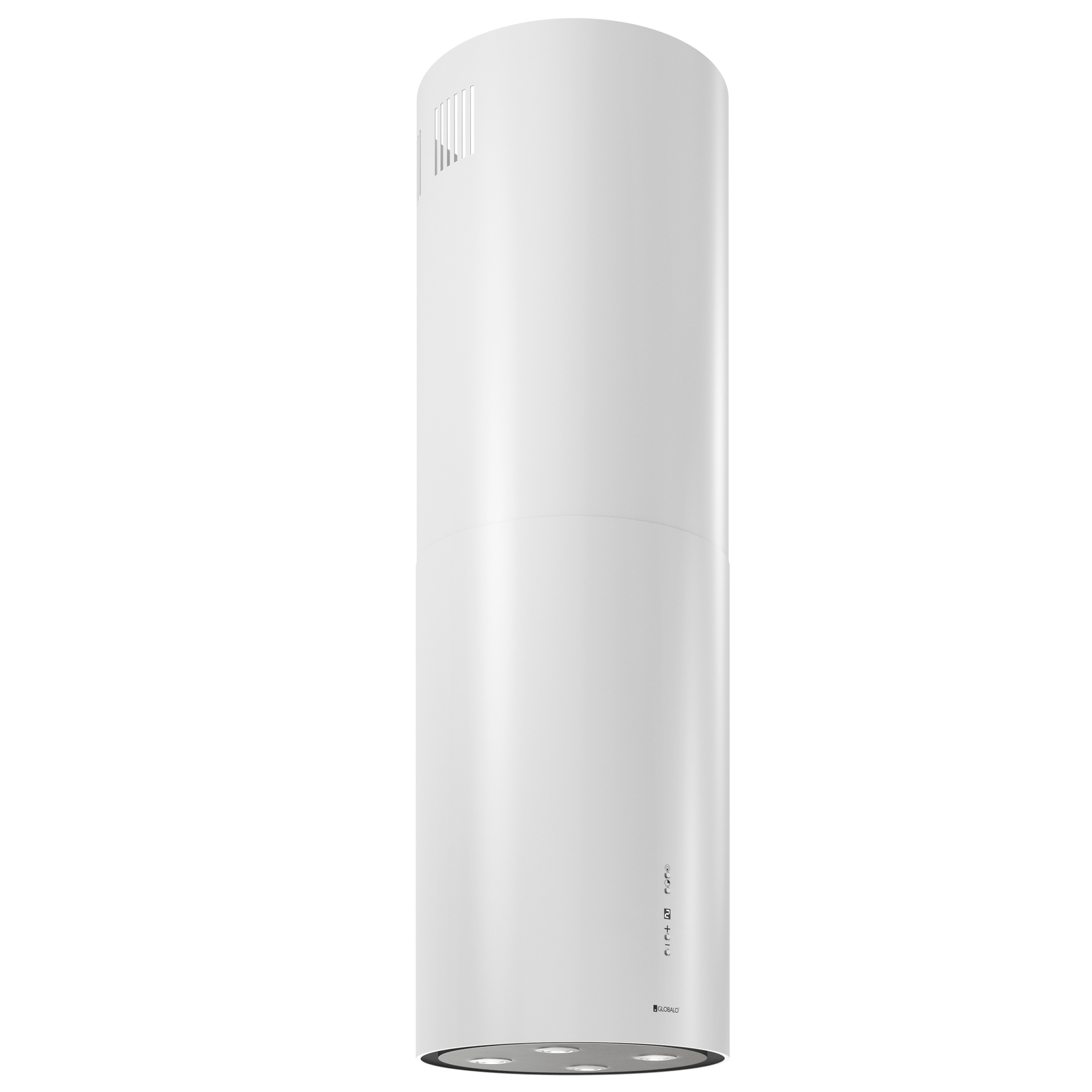 Okap kuchenny wyspowy GLOBALO CYLINDRO ISOLA 39.7 WHITE