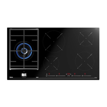 Płyta indukcyjno-gazowa 90cm TEKA JZC 95314 ABC czarne szkło - 112570202