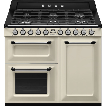 Kuchnia wolnost, 100cm, Victoria, krem. TR103P - Smeg