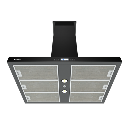 Okap kuchenny wyspowy GLOBALO NOMINA ISOLA 90.4 SENSOR BLACK