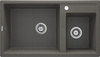 Zlewozmywak granitowy 2-komorowy ZQE_T20B - Deante