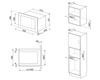 Kuchenka mikrof., 25l, DSN FMI625CN - Smeg