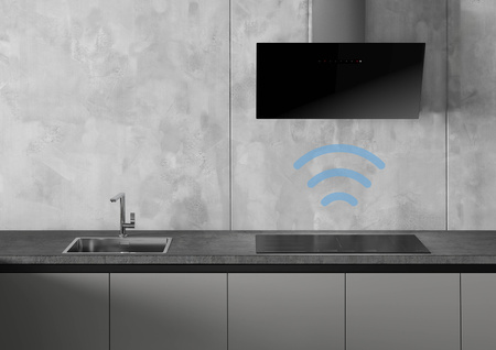 Okap do zabudowy w blacie KICV90BL2 - Smeg