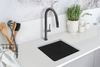 BERG KOMORA PODBLATOWA CERAMICZNA KLIO BRK19CM 1 KOM 450x450 CZARNY BAZALT CERAMIKA