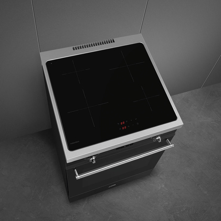Kuchnia wolnostojąca czarna SMEG Classica C6IMMBT2