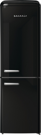 Lodówka z zamrażarką wolnostojąca GORENJE Retro czarny - ONRK619DBK