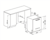 Zmywarka do zabudowy 60cm SMEG 50s biały STFABWH3
