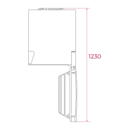 Wolnostojąca lodówka z zamrażarką TEKA NFL 355 WH LongLife NoFrost 188x60cm - 113410008