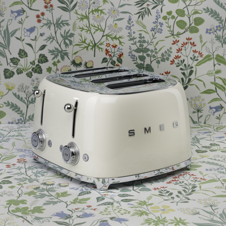 Toster, cztery kromki, kremowy TSF03CREU - Smeg