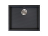 Zlew kuchenny BERG LINEA BRNL14L 1,0 OC 565x470 ONYX (DESKA W KOMPLECIE)