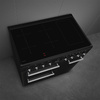 Kuchnia wolnostojąca czarna SMEG Classica CX93IMBL