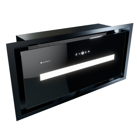 Okap kuchenny podszafkowy GLOBALO SAREDO 60.1 BLACK + turbina TW 2.1