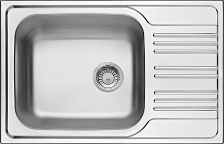 Zlewozmywak stalowy 1-komorowy z ociekaczem ZEX_311B - Deante