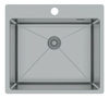 Zlew kuchenny BERG  ACERO XL 1.0 BOC STAL SZCZOTKOWANA 550x515x200 1,2MM ACEROXL