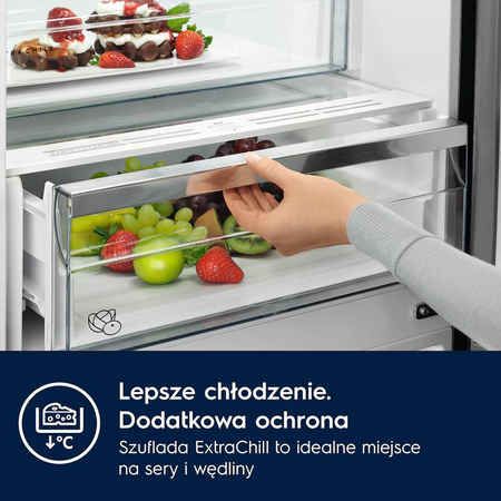 Lodówka do zabudowy ELECTROLUX Cooling 360° 800 MultiSpace 177,2cm - E8MNCD18S