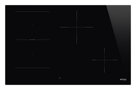 Płyta indukcyjna, 80 cm, prosta krawędź SI1M4844D - Smeg