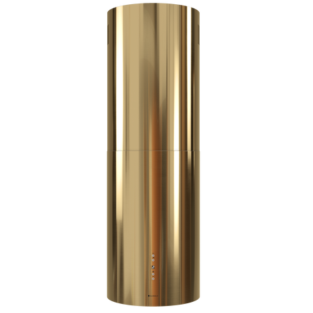 Okap kuchenny wyspowy GLOBALO CYLINDRO ISOLA 39.7 LIGHT GOLD