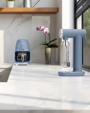 SMEG – niebieski saturator do gazowania wody SKC01SBM