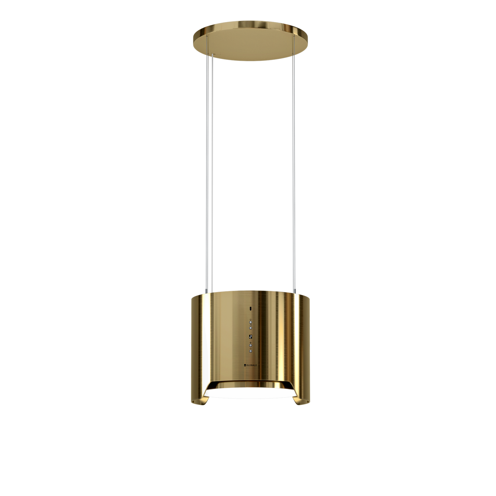 Okap kuchenny wyspowy GLOBALO ARENOFLOW 39.4 LIGHT GOLD