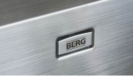 Zlew kuchenny BERG ACERO 1.0 OC komora LEWA SZCZOTKOWANA STAL 780x510x200 ACERO1OCL