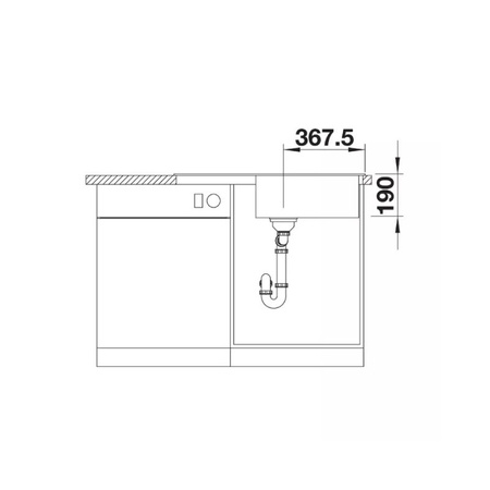 Zlew jednokomorowy BLANCO LEGRA XL 6 S Silgranit antracyt - 523326