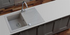 ICEBERG ZLEW FOCUS ZFS0711 1,0 OC 760X440 PIASEK BEŻOWY