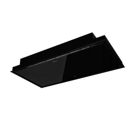 Okap sufitowy GLOBALO NOVELTI 100.1 BLACK + turbina TW 2.1