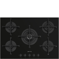 Płyta gazowa, 72 cm, Selezione, czarny PV275B - Smeg