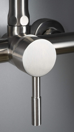 Bateria kuchenna ścienna z giętą wylewką BOC_B800 - Deante