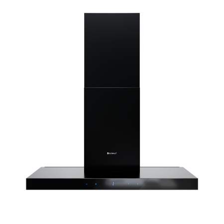 Okap kuchenny przyścienny GLOBALO VERTA 90.3 H2H BLACK