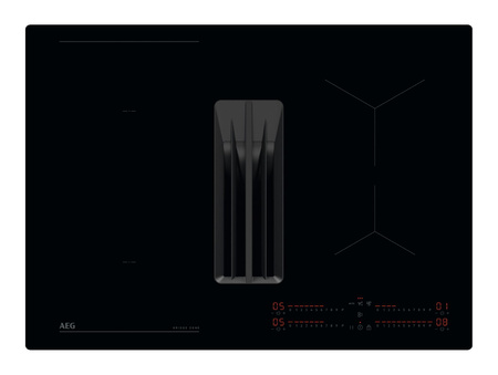 Płyta indukcyjna z okapem AEG NCH74B01CB Bridge eXtractor