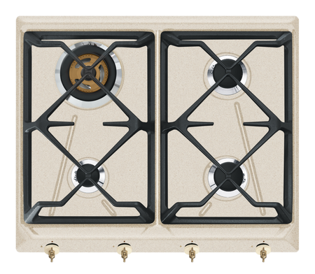 Płyta gazowa, 60 cm, Coloniale SRV864AVOGH2 - Smeg