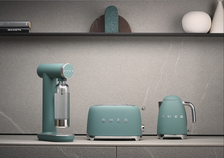 SMEG – szmaragdowy saturator do gazowania wody SKC01EGM 