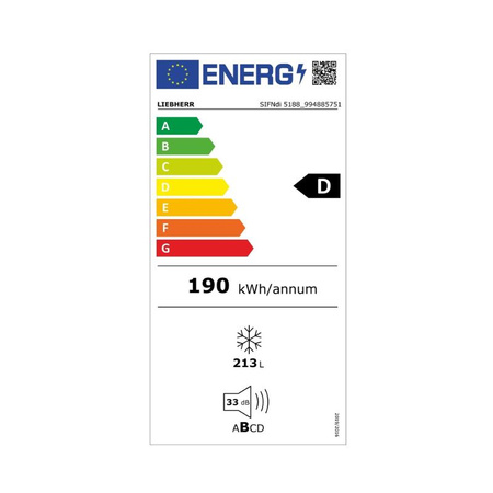 Zamrażarka do zabudowy szufladowa LIEBHERR SIFNdi 5188 Peak NoFrost