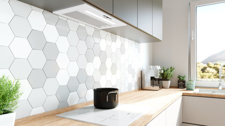 Okap kuchenny podszafkowy GLOBALO AGENDERO 60.2 WHITE
