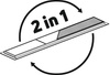 Odpływ liniowy podłogowy 60 cm - Odwracalny KOS_006D - Deante