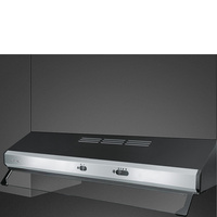 Okap kuchenny, 80 cm, czarny KSEC81XE3 - SMEG