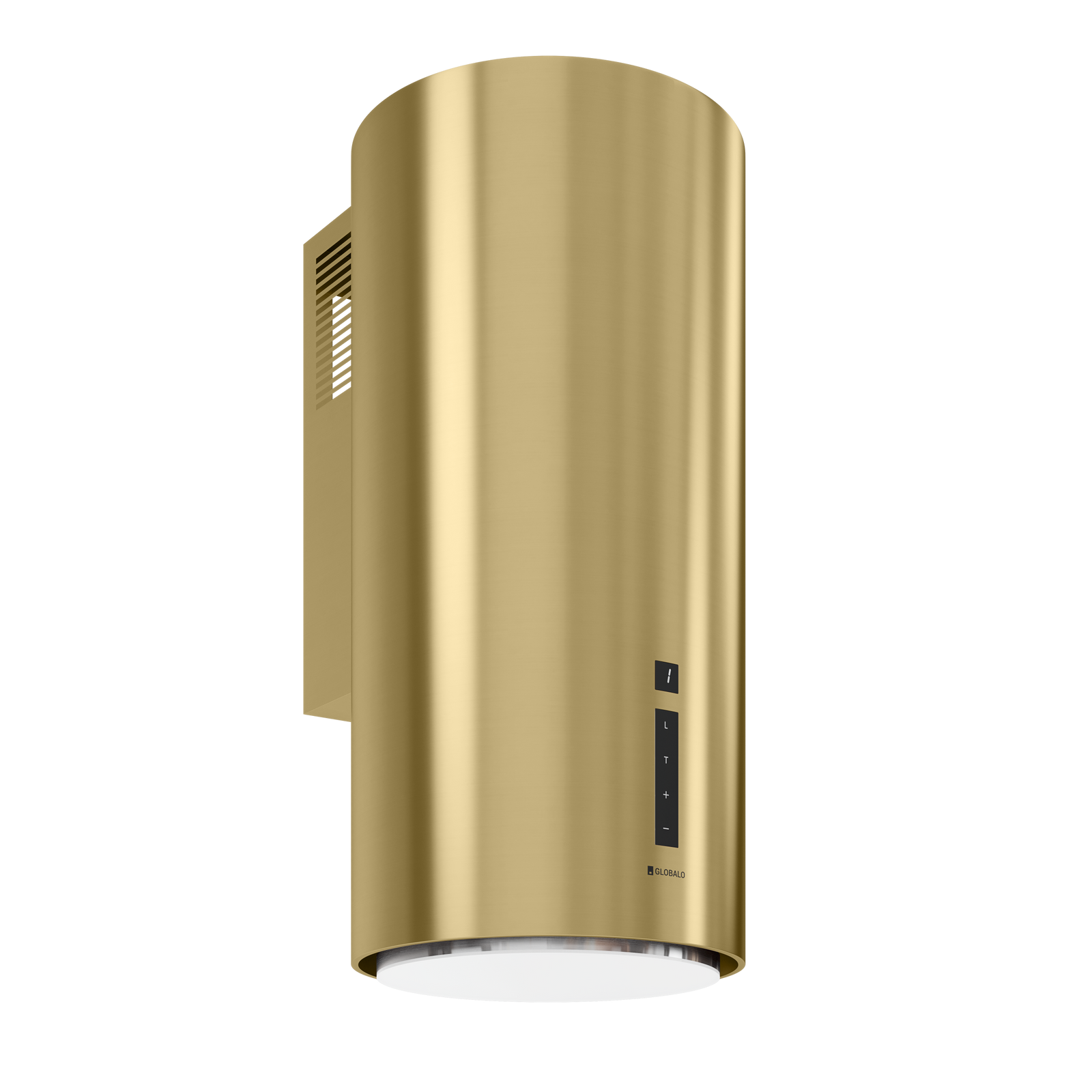 Okap kuchenny przyścienny GLOBALO HEWENO 39.3 LIGHT GOLD MAT