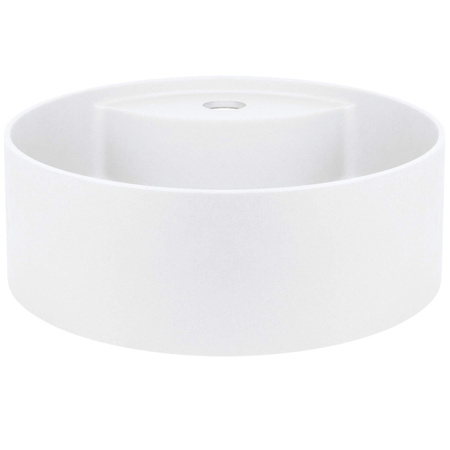 Umywalka granitowa nablatowa z miejscem na baterię CQS_AU4B - Deante