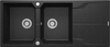 Zlewozmywak granitowy 2-komorowy z ociekaczem ZQN_2213 - Deante