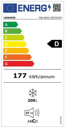 Wolnostojąca zamrażarka szufladowa LIEBHERR FNd 4635 Plus No Frost
